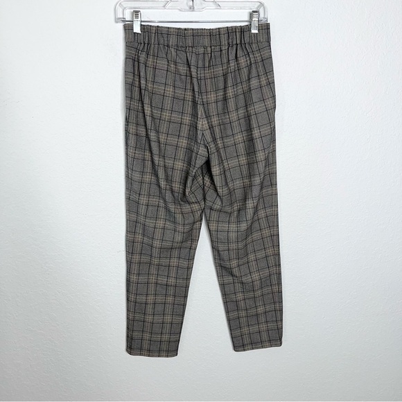 Babaton Pants Women Size 2 Conan Plaid Ankle Slim High Rise Dress pant B21 - Picture 2 of 7